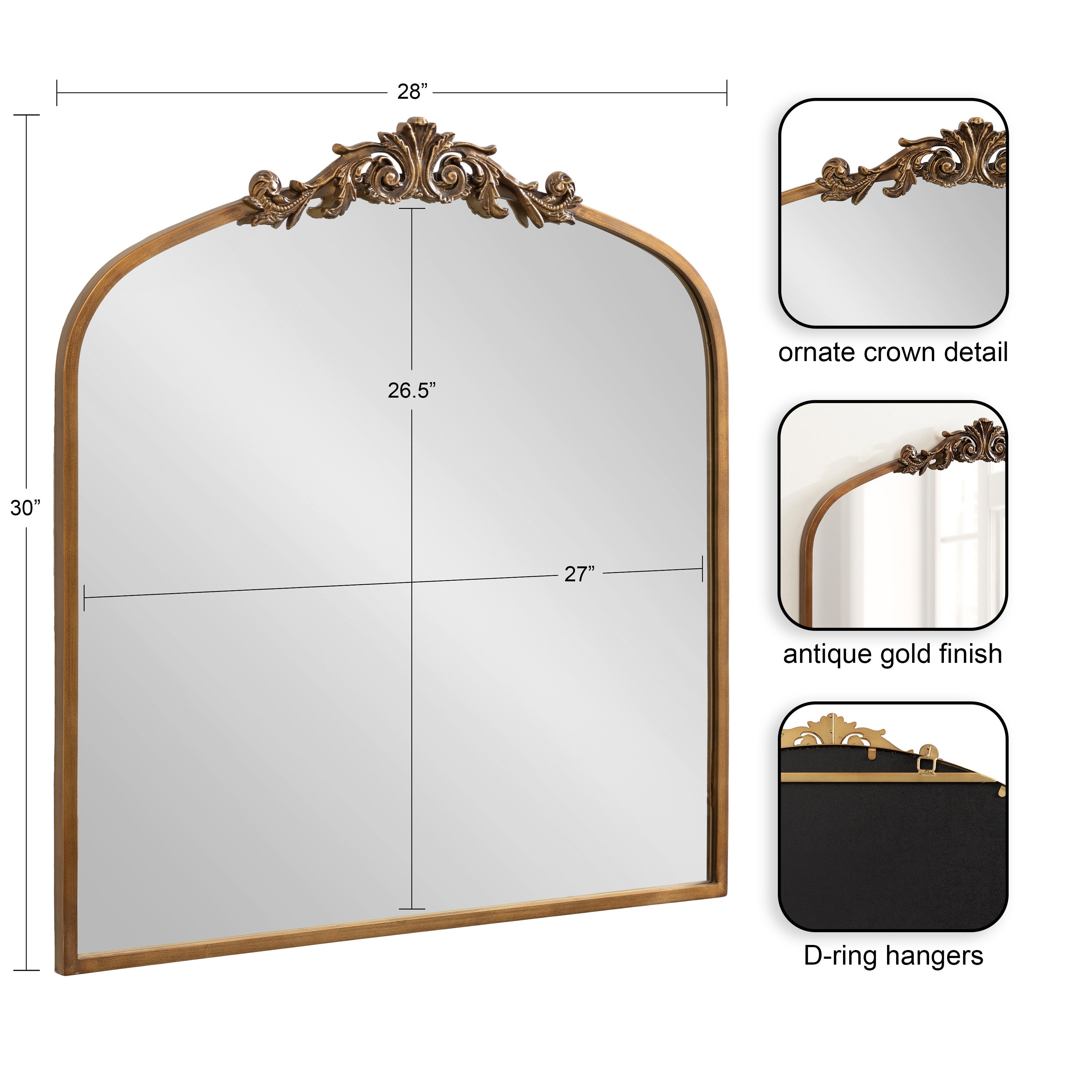 Arendahl Traditional Arch Mirror