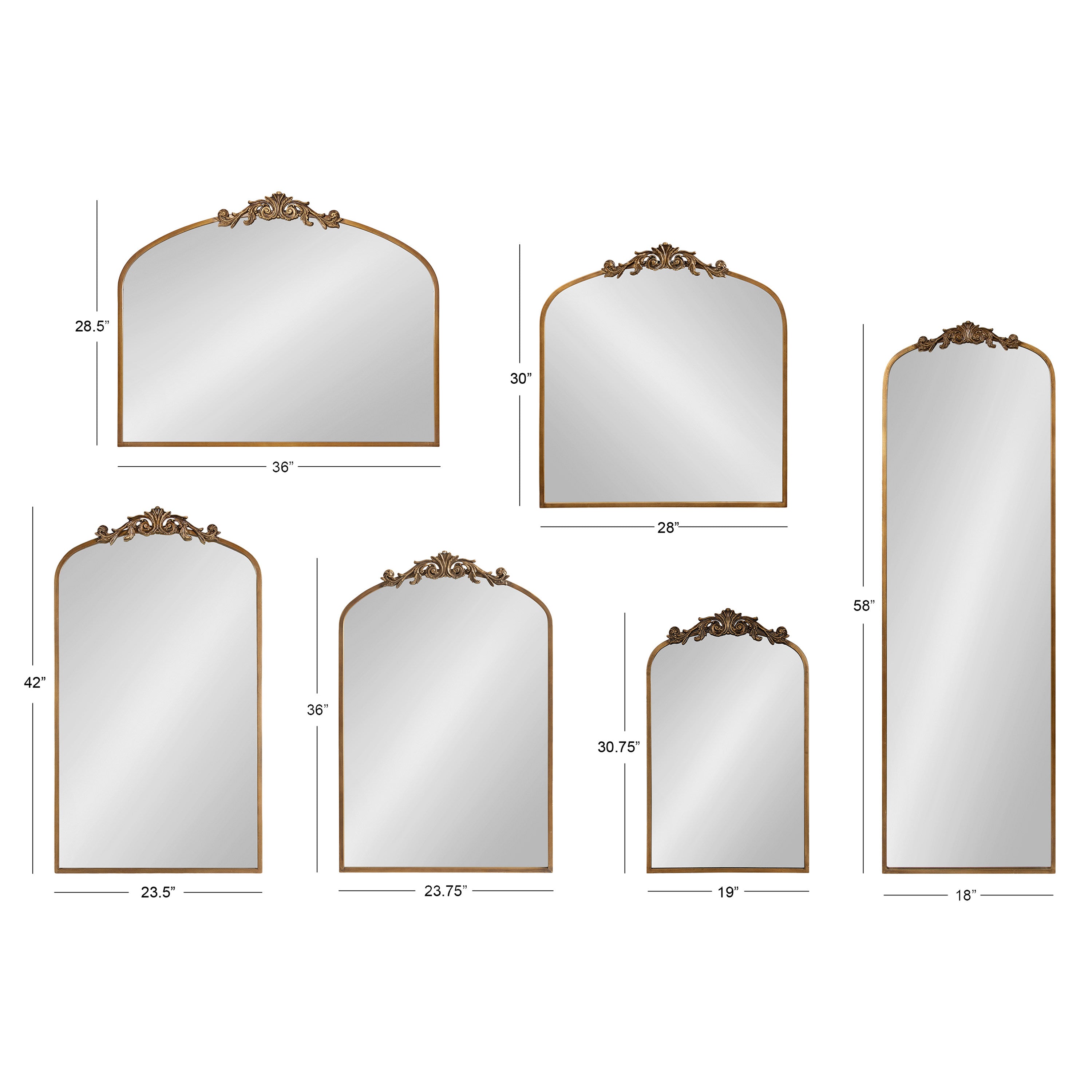 Arendahl Traditional Arch Mirror