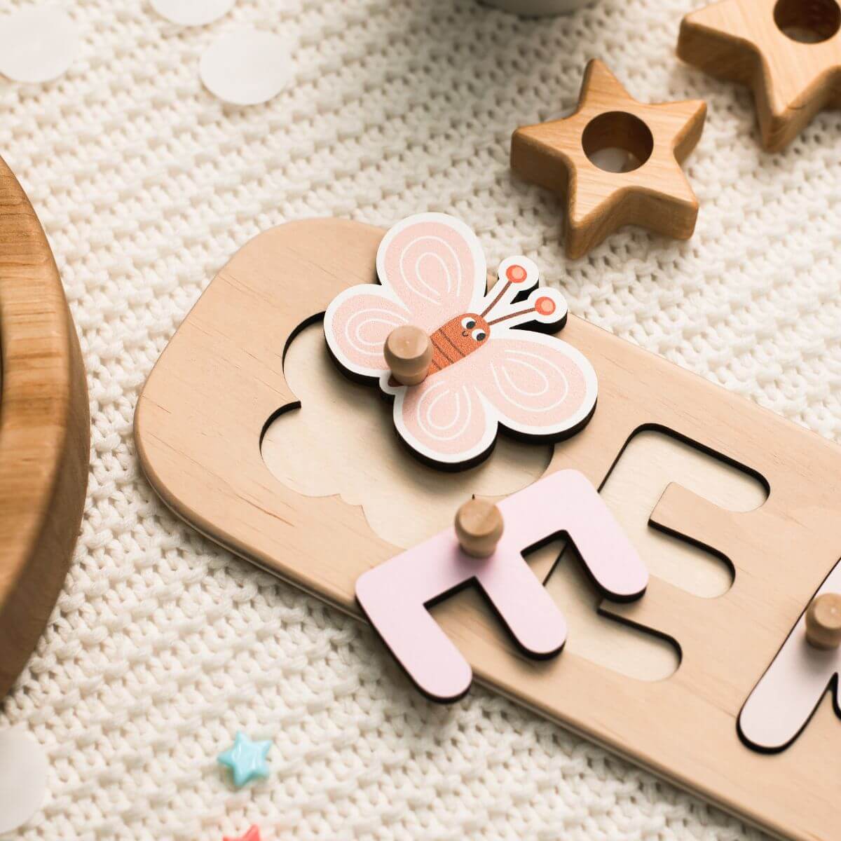 Name Puzzle with Pegs